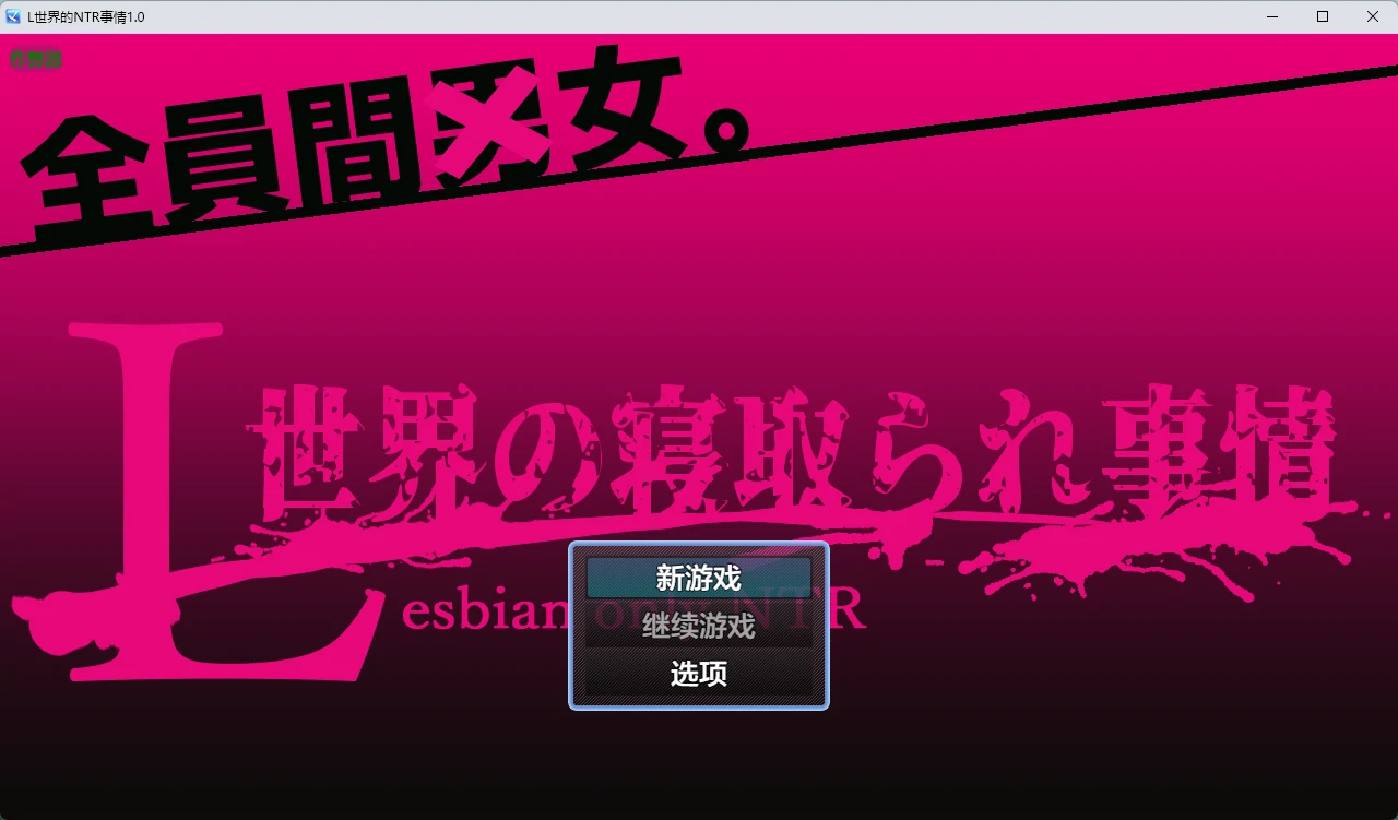 【日系RPG/AI汉化/扶她】L世界的NTR事情1.0 AI汉化版【PC+安卓/1.19G】-米哈社